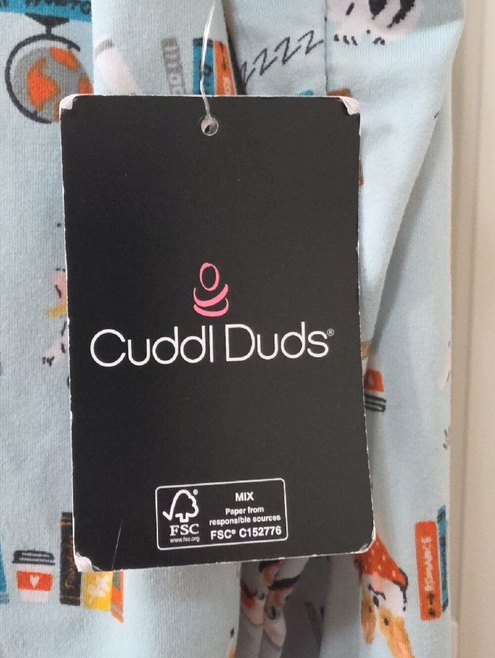 🐾 CuddlDuds Pup Print Pajama Set – Size Small 🐾 - Picture 4 of 11